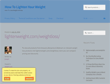 Tablet Screenshot of lightenweight.com